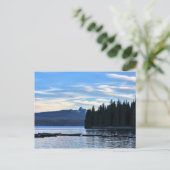 Avond bij het meer van Crescent, Oregon Briefkaart (Staand voorkant)