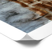 Avond bij het strand poster (Hoek)