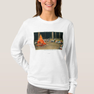 Avond Bonfire in Giant Forest Lodge T-shirt
