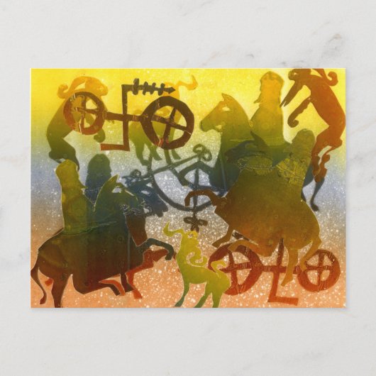 Avond Briefkaart (Voorkant)