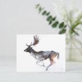 Avond Buck Briefkaart (Staand voorkant)