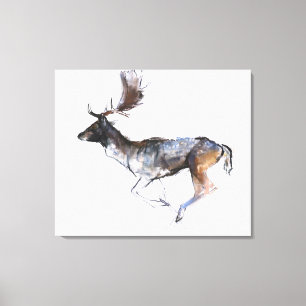 Avond Buck Canvas Afdruk