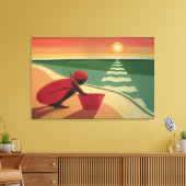 Avond Calm 2003 Canvas Afdruk (Insitu (Woonkamer))