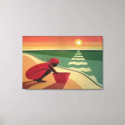 Avond Calm 2003 Canvas Afdruk (Voorkant)