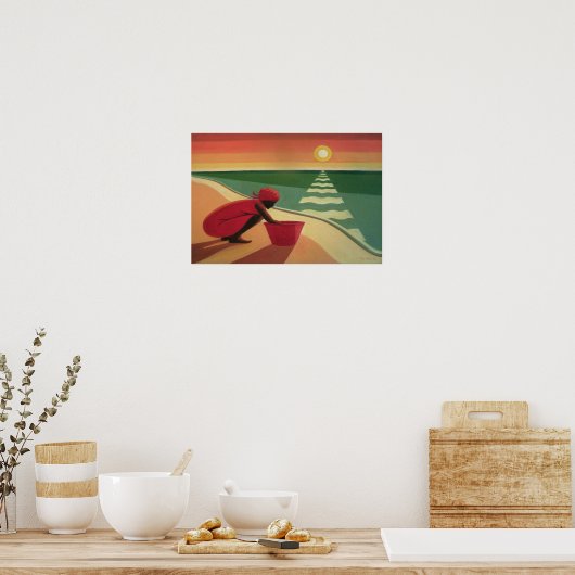 Avond Calm 2003 Poster (Keuken)