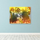 Avond Canvas Afdruk (Insitu (Houten vloer))