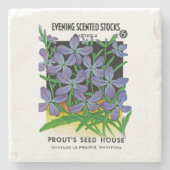 Avond centreerde voorraden stenen onderzetter (Voorkant)