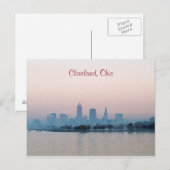 Avond Cleveland Briefkaart (Voorkant / Achterkant)