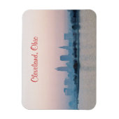 Avond Cleveland OH (Edgewater) Fridge Magnet Magneet (Verticaal)