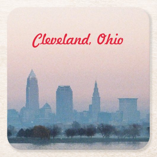 Avond Cleveland Onderzetter (Voorkant)