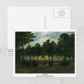 Avond door Friedrich Caspar David Briefkaart (Voorkant / Achterkant)