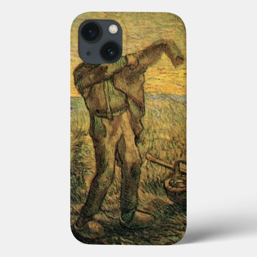 Avond - Einde van de Dag door Vincent van Gogh Case-Mate iPhone Case (Achterkant)