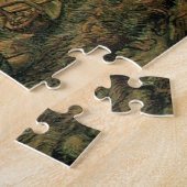 Avond - Einde van de Dag door Vincent van Gogh Legpuzzel (Zijkant)