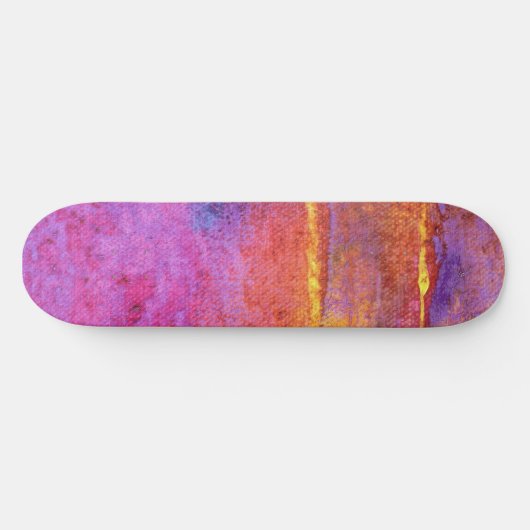 Avond Emotie Expressief Abstract Persoonlijk Skateboard (Horizontaal)