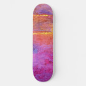 Avond Emotie Expressief Abstract Persoonlijk Skateboard (Voorkant)