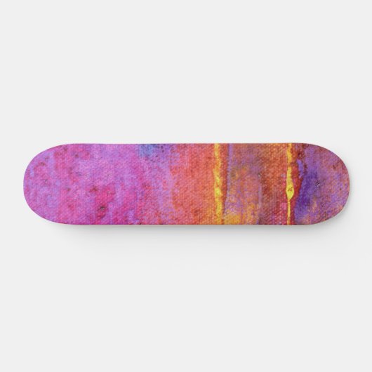 Avond Emotie Expressief Abstract Persoonlijk Skateboard (Horizontaal)