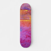 Avond Emotie Expressief Abstract Persoonlijk Skateboard (Voorkant)