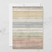 Avond Firefly Wedding Design Kaart (Achterkant)