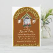 Avond Garden Party Uitnodiging (Staand voorkant)