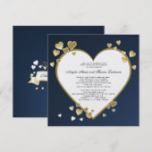 Avond Heart 50e Jubileum Kaart (Voorkant / Achterkant)