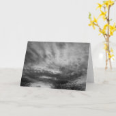 Avond Herfsten / Noir Kaart (Gele Bloem)