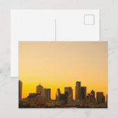 Avond in Dallas, Texas Briefkaart (Voorkant / Achterkant)