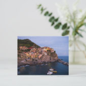 Avond in de Cinque Terre, Italië Briefkaart (Staand voorkant)