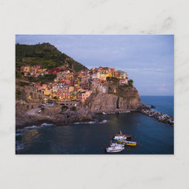 Avond in de Cinque Terre, Italië Briefkaart