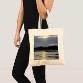 Avond in de rivier de Folly Tote Bag (Voorkant (product))
