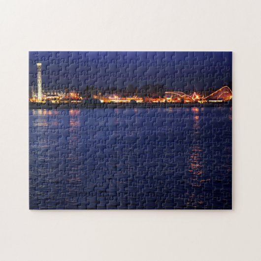 Avond in de Santa Cruz Boardwalk Legpuzzel (Horizontaal)