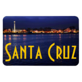 Avond in de Santa Cruz Boardwalk Magneet (Horizontaal)