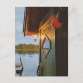 Avond in de sauna feestdagenkaart (Voorkant)