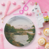 Avond in de Zweedse archipel Papieren Bordje (Feest)