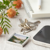 Avond in de Zweedse archipel Sleutelhanger (Zijkant)