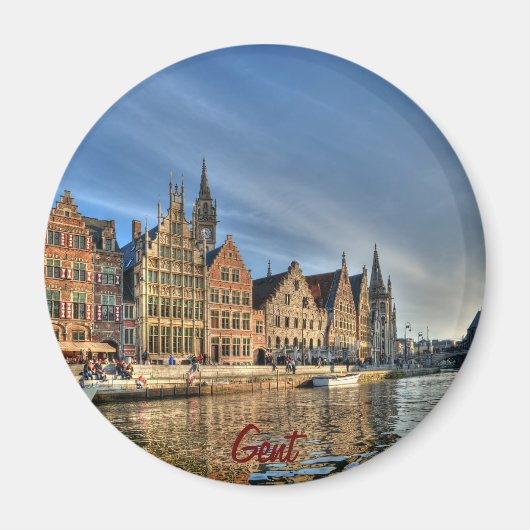 Avond in Gent Magneet (Voorkant)