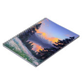 Avond in het Hidden Mountain Lake Notitieboek (Linkerzijde)