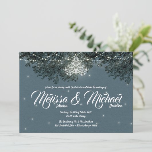 Avond in het kader van de uitnodiging voor het huw (Staand voorkant)