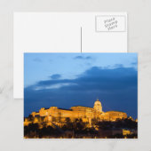 Avond in het kasteel van Buda in Boedapest Briefkaart (Voorkant / Achterkant)