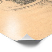 Avond in het oude huis foto afdruk (Hoek)