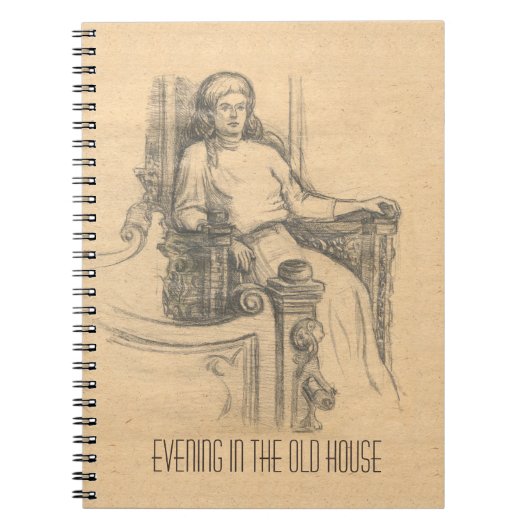 Avond in het oude huis notitieboek (Voorkant)
