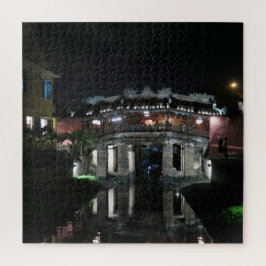 avond in "hoi an" de stad van kleermakers en legpuzzel