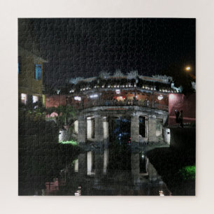 avond in "hoi an" de stad van kleermakers en legpuzzel