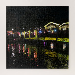 avond in "hoi an" de stad van kleermakers legpuzzel
