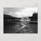 Avond in Itsukushima Shrine Briefkaart (Voorkant)