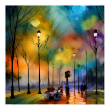 Avond in Marseille Poster