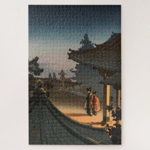 Avond in Miidera Temple door Tsuchiya Koitsu Legpuzzel