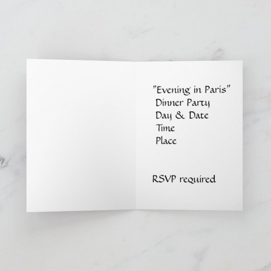 Avond in Parijs (Binnen)