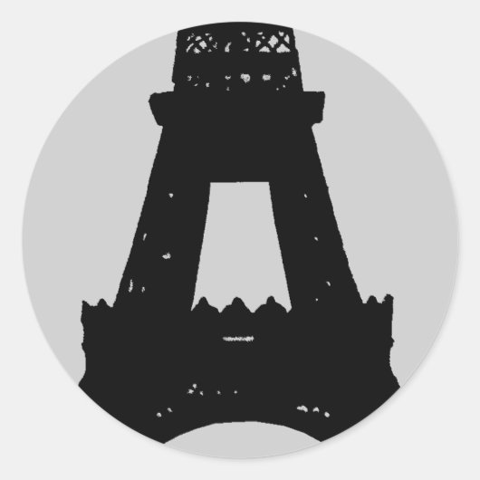 Avond in Parijs Sticker (Voorkant)