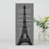 Avond in Parijs Weddenschap Kaart (Staand voorkant)