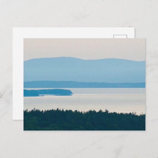 Avond in Penobscot Bay, Maine Briefkaart (Voorkant / Achterkant)